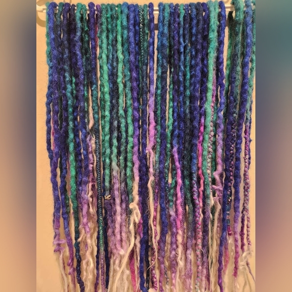 Hand dyed wool dreadlocks - Picture 3 of 8